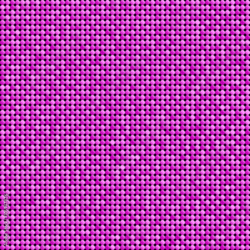 Pink sequin background. Square frame. Eps 10.