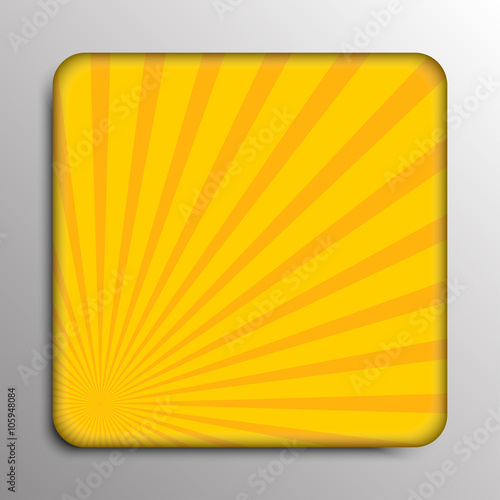 Vector background. Solar yellow rays. Eps 10.