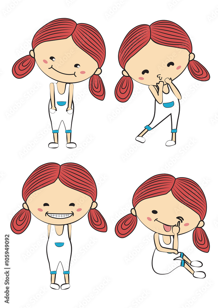 cheerful and cute girl cheerful and cute girl