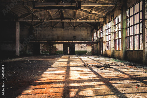 Empty Broken Factory