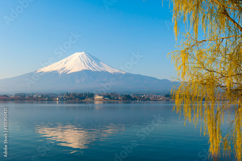 Mount Fuji  Kawaguchi Lake  Japan