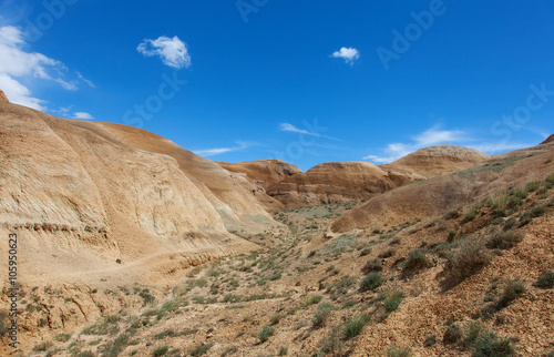 Desert hilly landscape