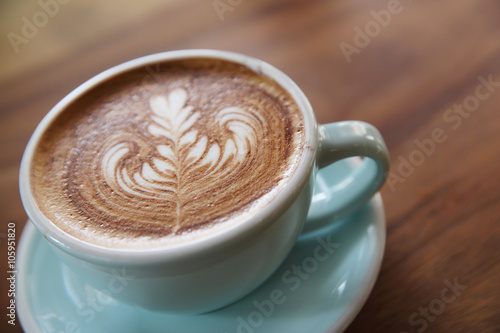 A cup of cappuccino coffee © Oran Tantapakul