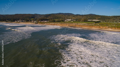 Northern California Coastline Aerial