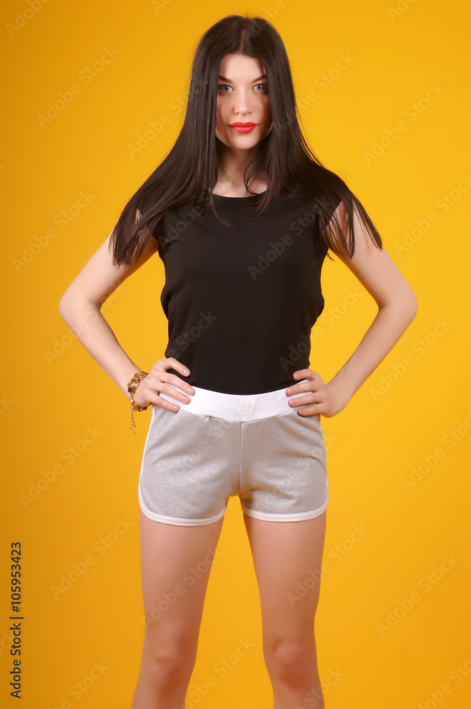 Obraz premium beautiful female knitwear