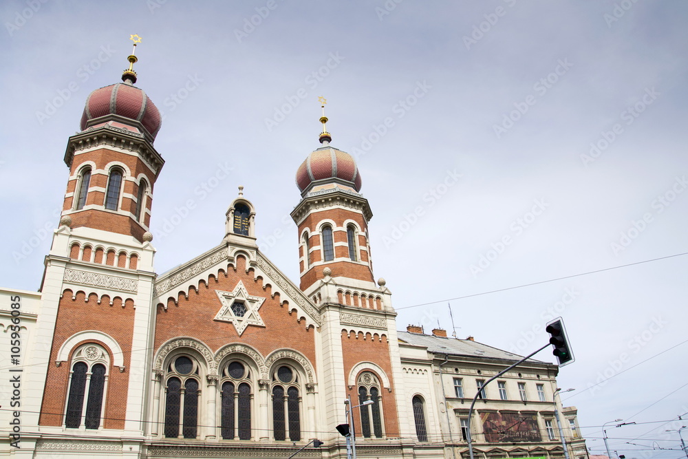 Great Synagogue in Pilsen, Czech republic - second largest in Europe
