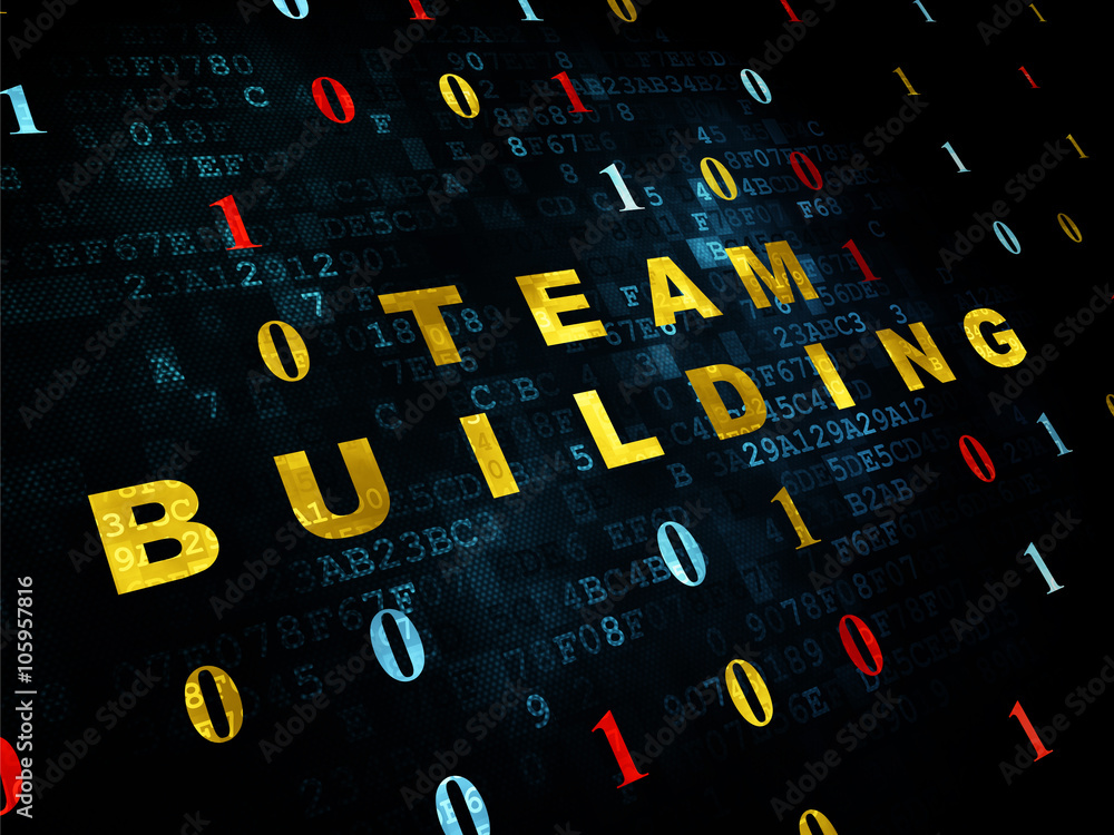 Finance concept: Team Building on Digital background Finance concept: Team Building on Digital background