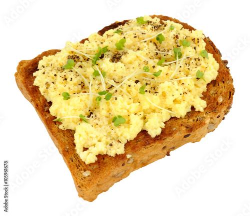 Scrambled Eggs On Toast