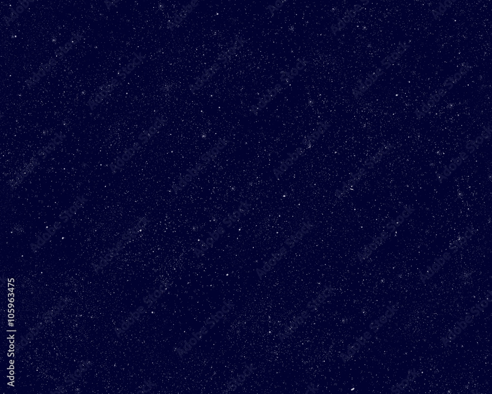 Naklejka premium Stars in dark blue sky