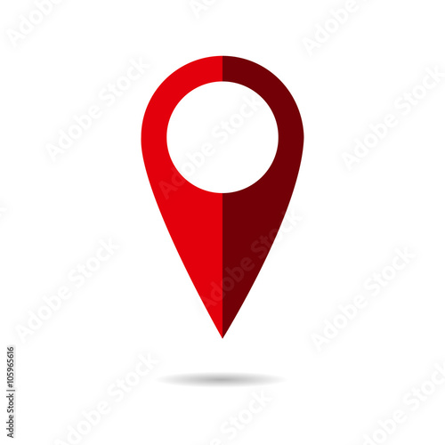 Pointer red vector on a white background Free Download Pointer red vector on a white background - GFXLoad