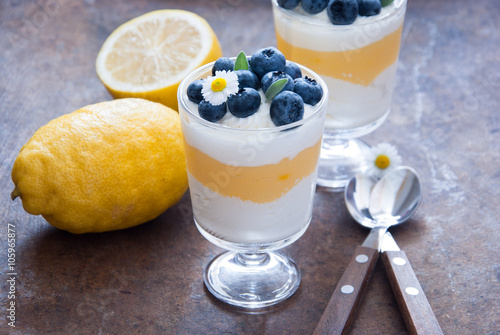 Lemon Blueberry dessert