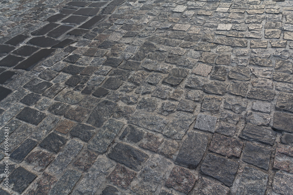 Urban stone paving stones. Backgrounds and textures Urban stone paving stones. Backgrounds and textures