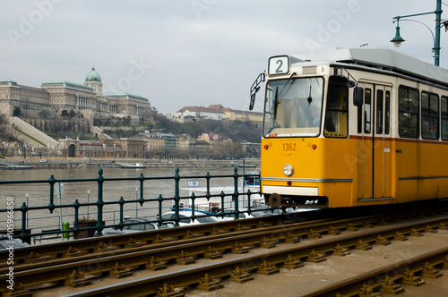 Tram in Budapest - Hungary