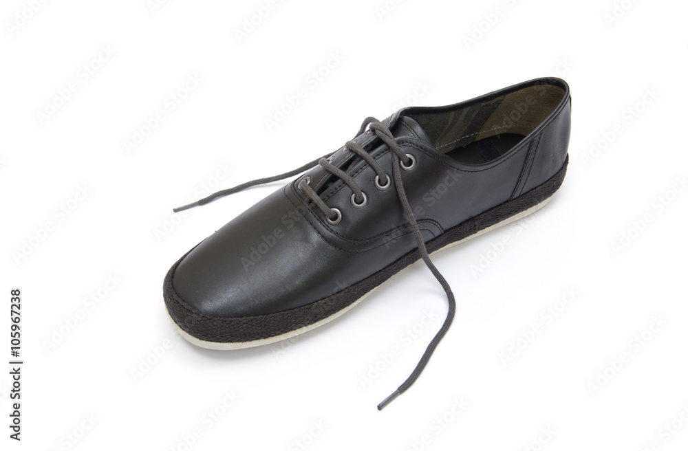 Male fashion with shoes on white Male fashion with shoes on white