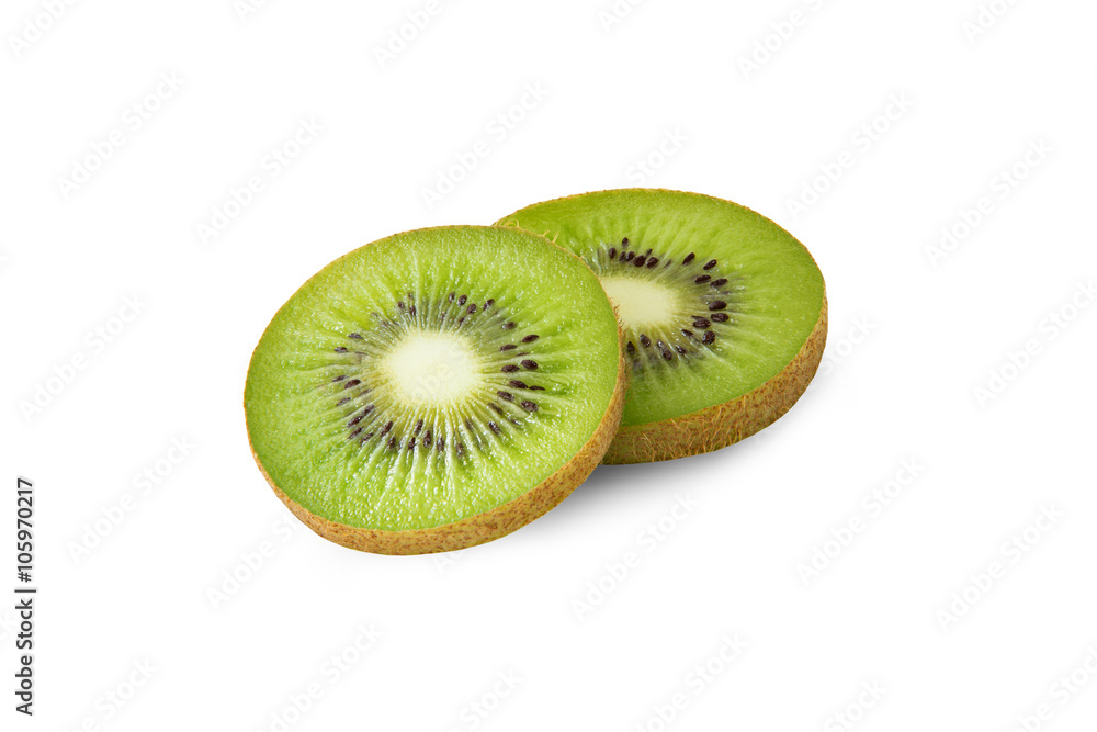 Kiwi fruit isolated on white background Kiwi fruit isolated on white background