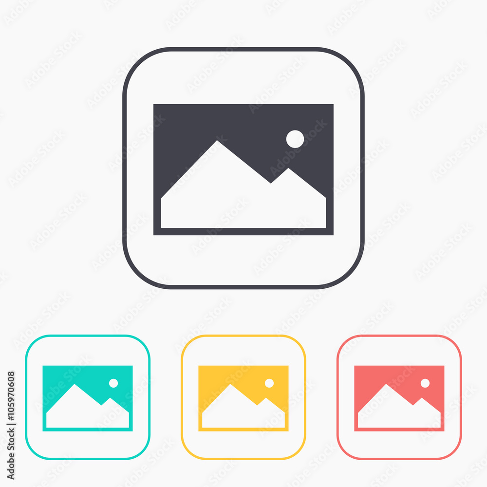 color icon set of image photo color icon set of image photo
