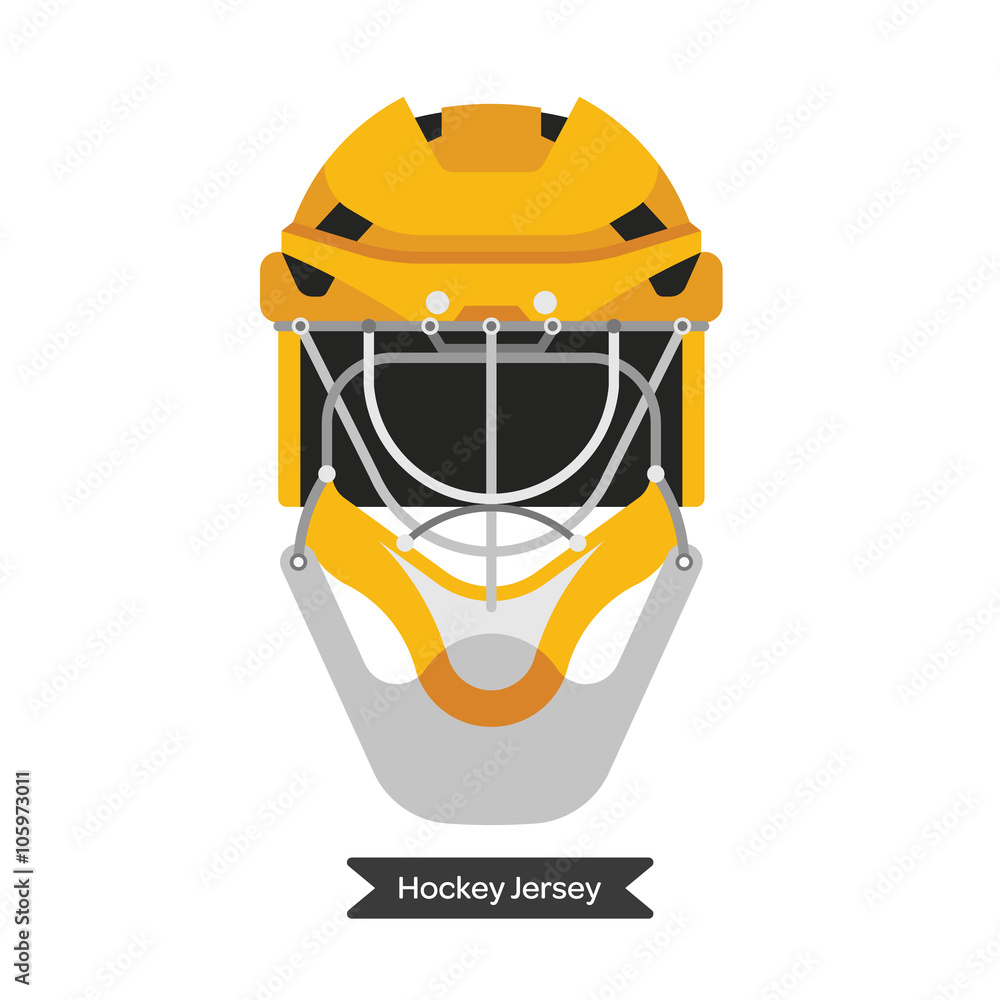 Naklejka premium Hockey jersey element 1