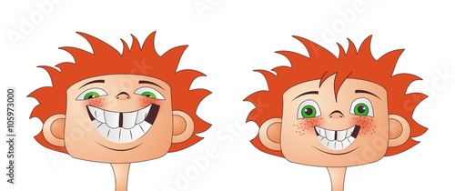 Red-haired boy