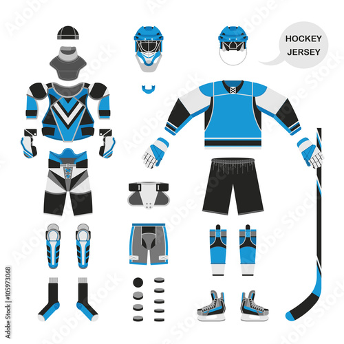 Ice hokey uniform