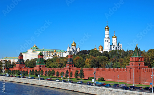 Moscow Kremlin on a sunny day