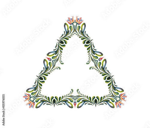 Ukrainian vector wreath