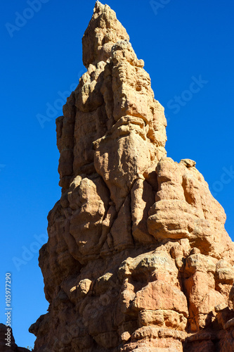 Rock hoodoo in Red Canyon, Utah