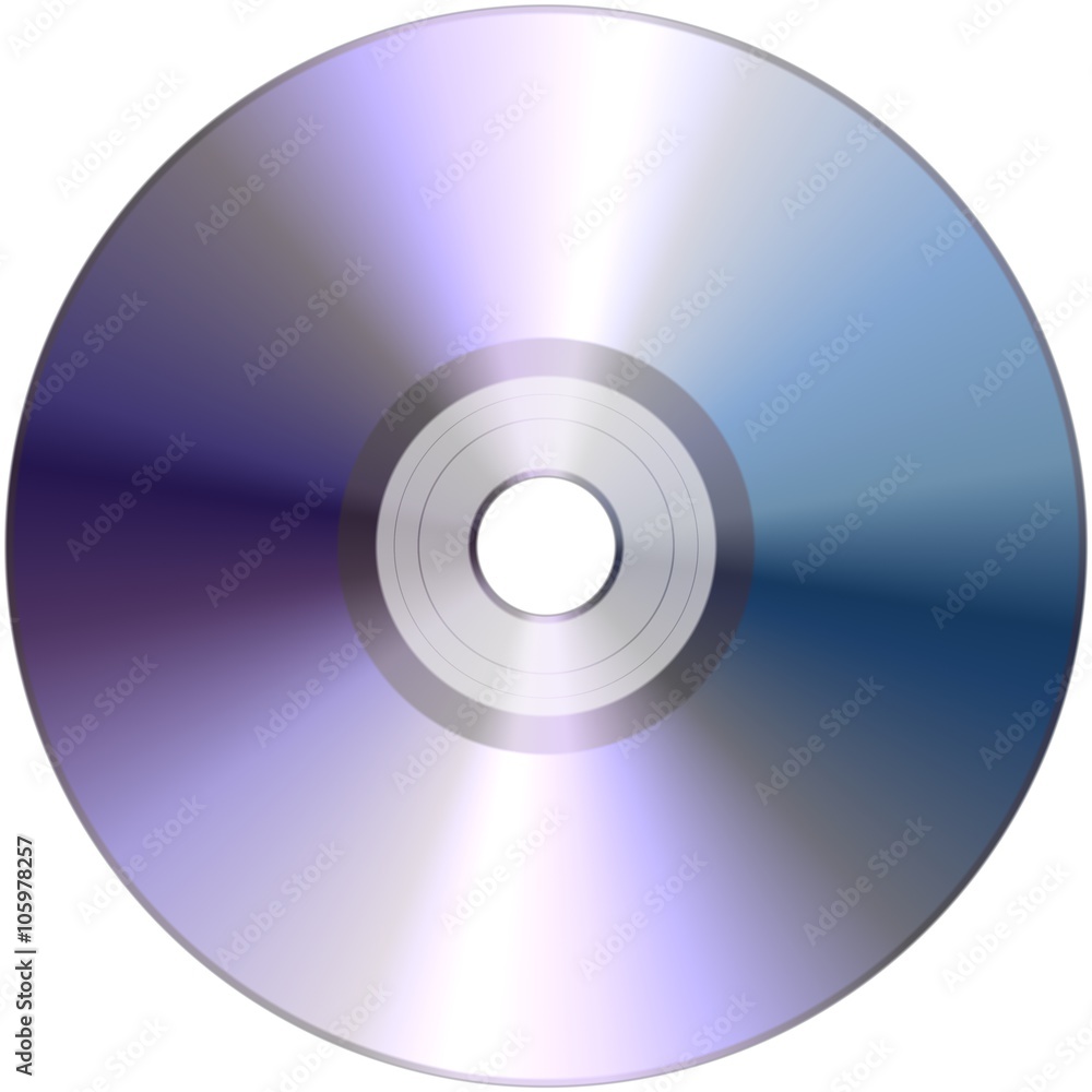 Compact disc isolated on white Compact disc isolated on white