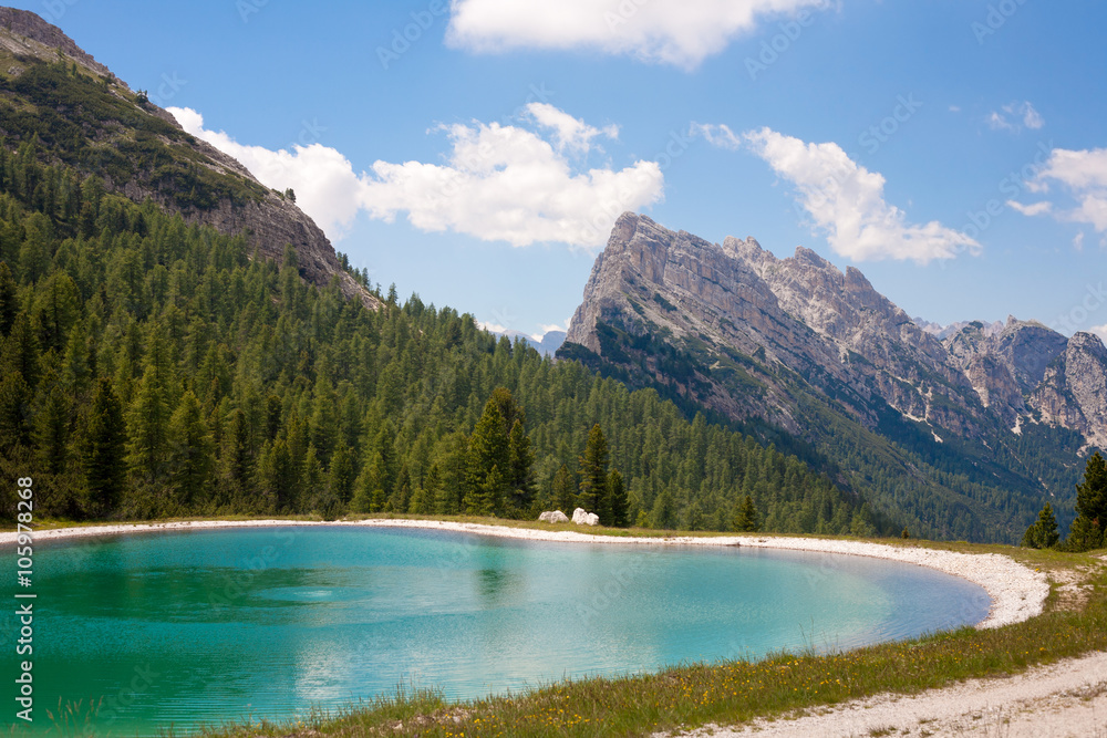 Lake in the Dolomites