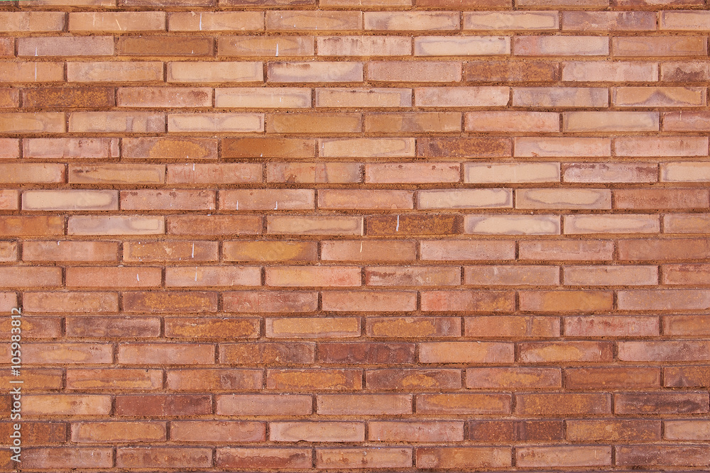 Obraz premium Red brick wall background texture