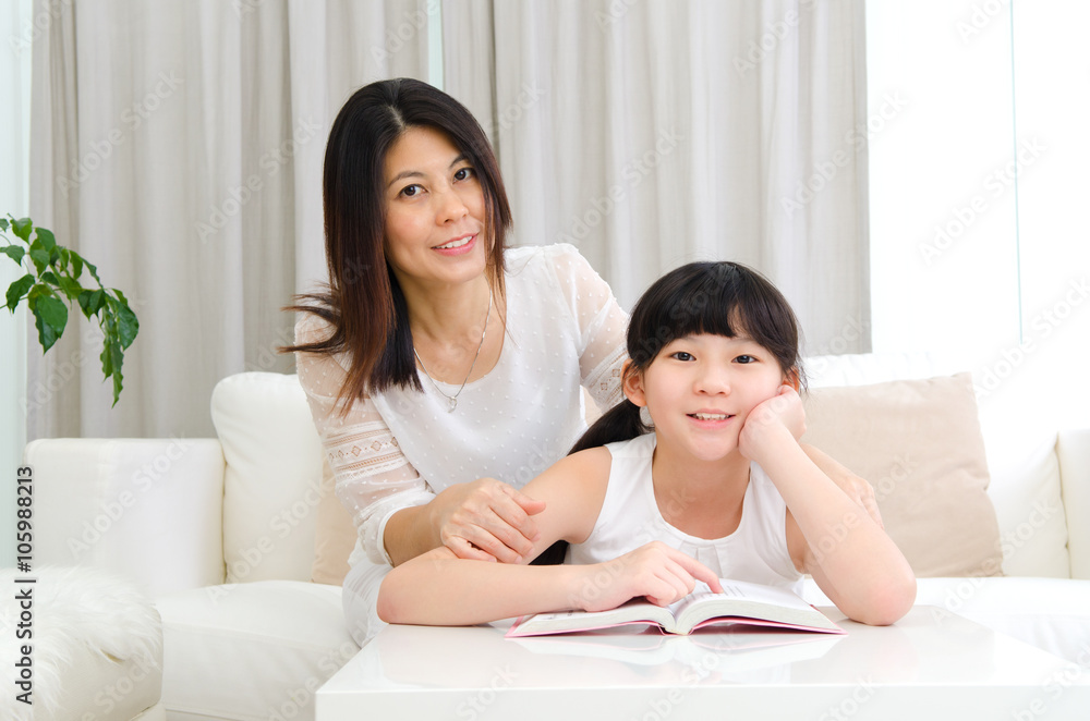 Asian mother and daughter Asian mother and daughter