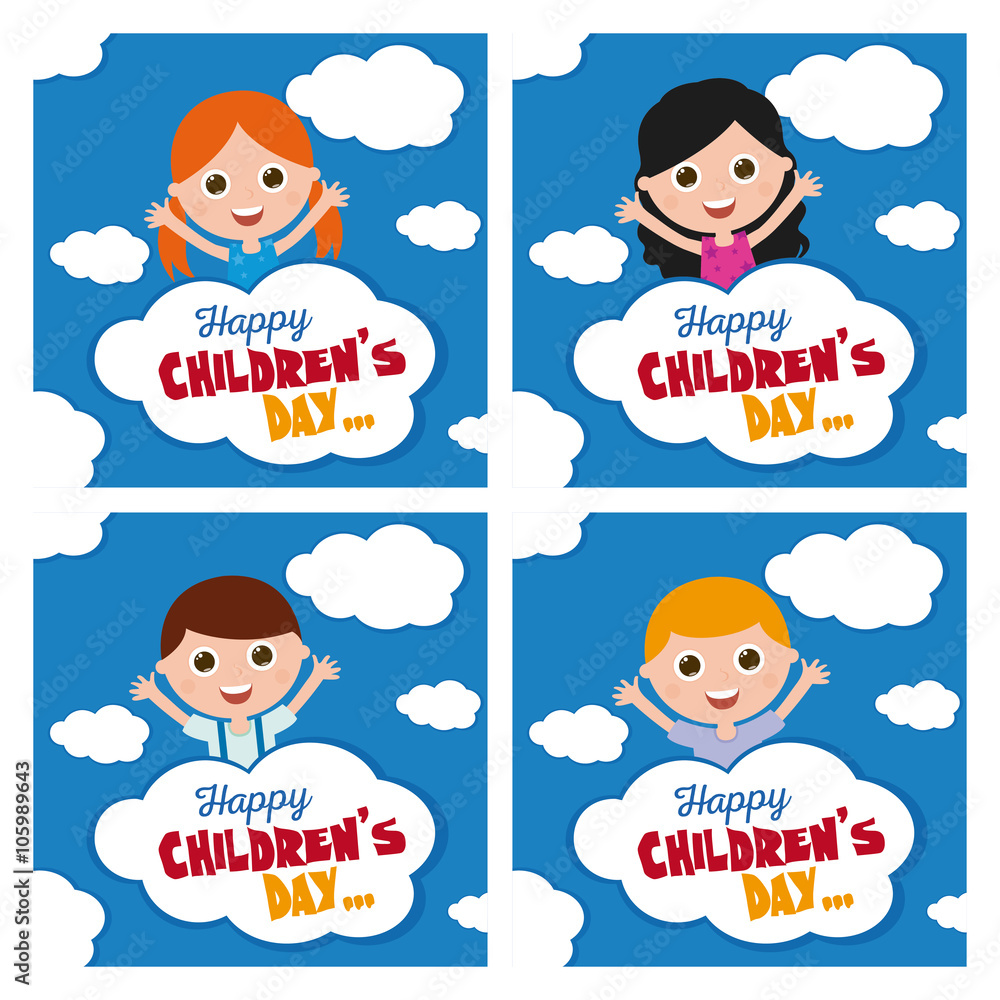 Happy children's day Happy children's day