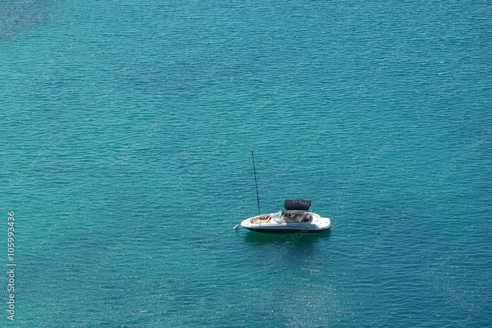 white yacht floating in the ocean - Phuket, Thailand white yacht floating in the ocean - Phuket, Thailand