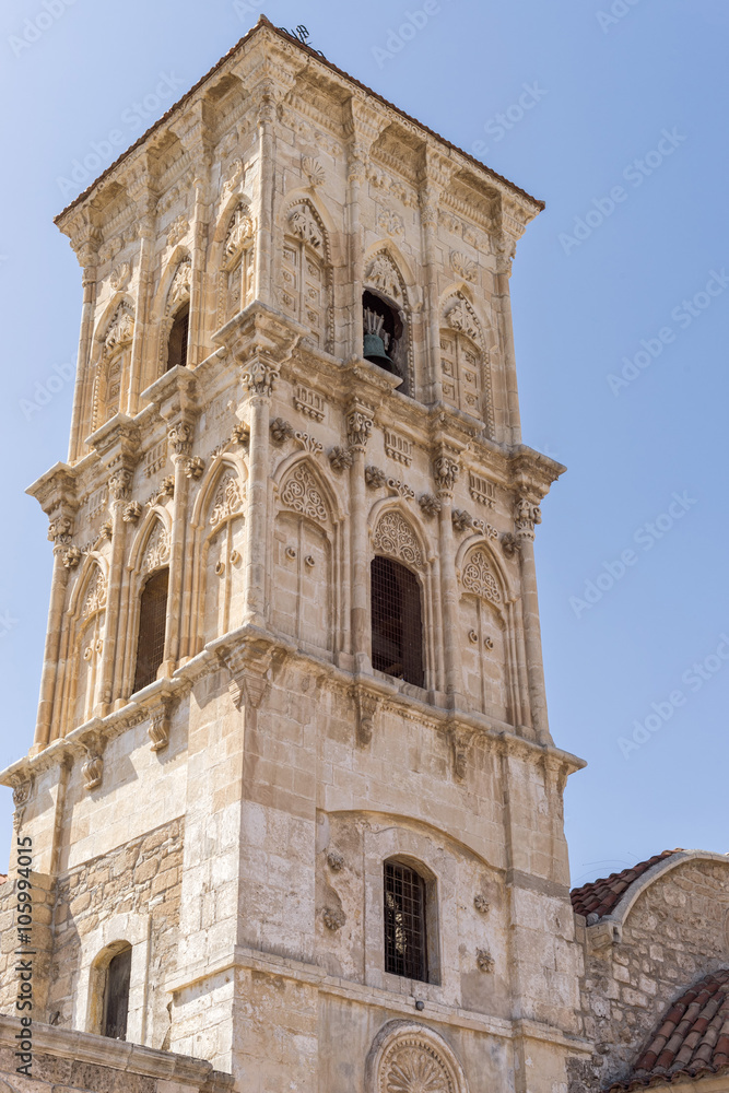 Belfry of ancient Saint Lazarus church (9th century). Cyprus.
