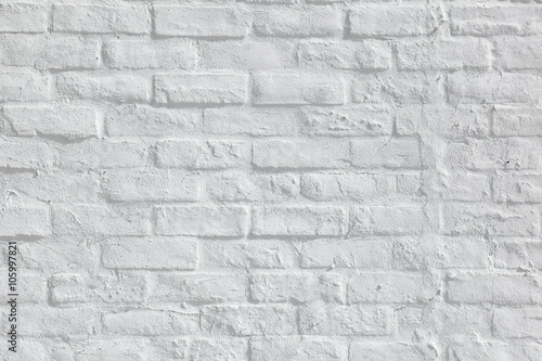                            White brick background