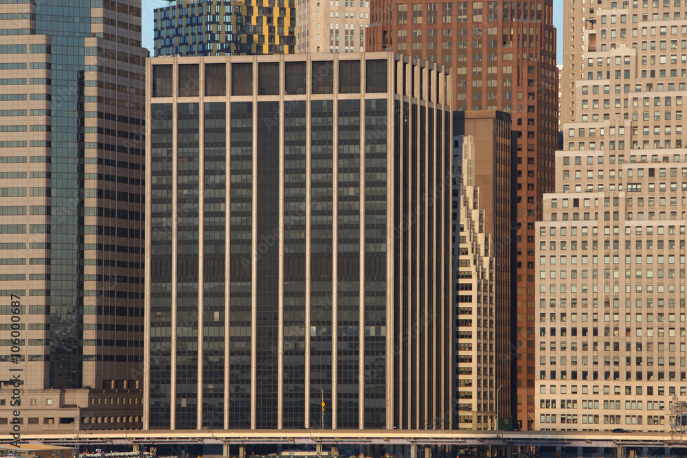 Dense Skyscrapers in New York Dense Skyscrapers in New York