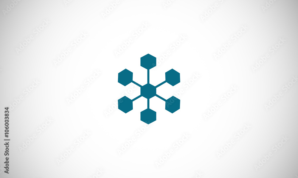  polygon geometry design logo