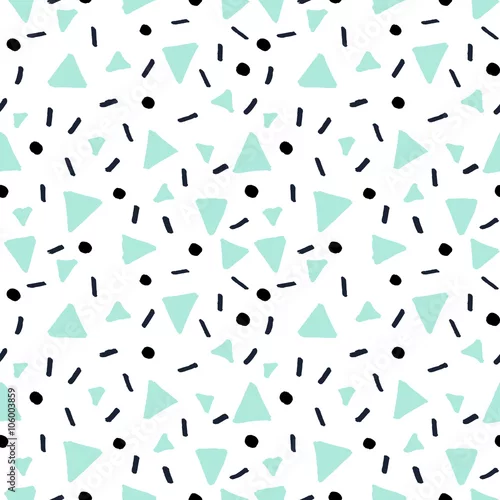 Tapety Ręcznie rysowane Retro wzór