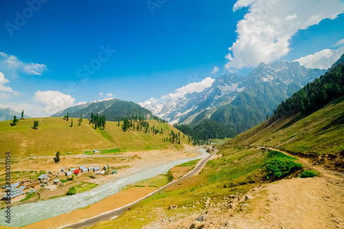 Summer at Sonamarg, India, Asia