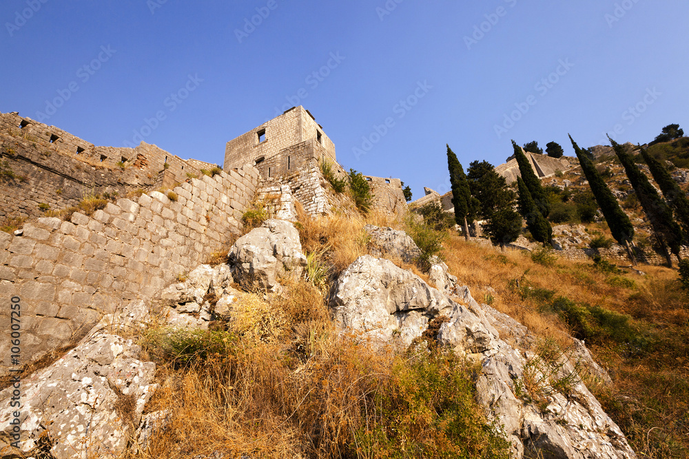fortress ruins, Kotor