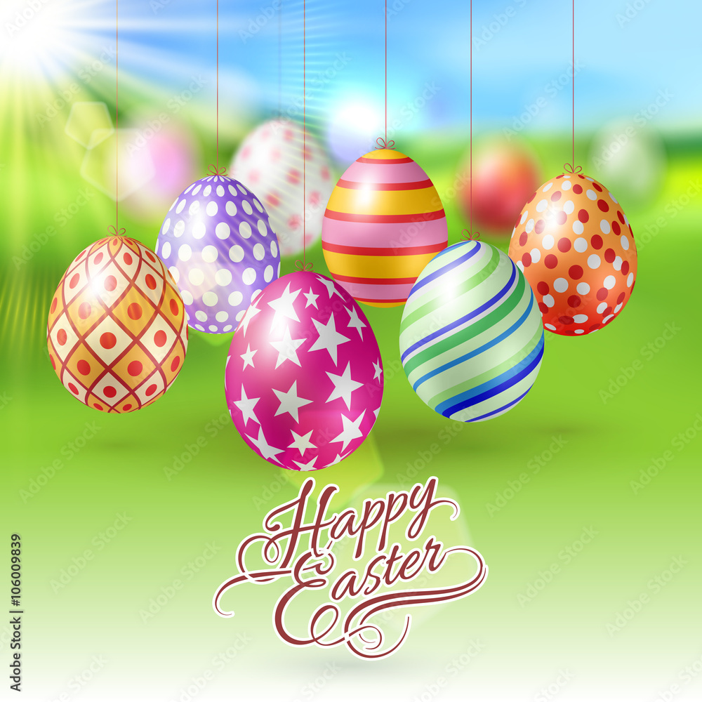 Happy Easter Greeting Card