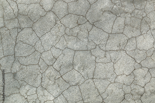 Design on cement with crack for pattern