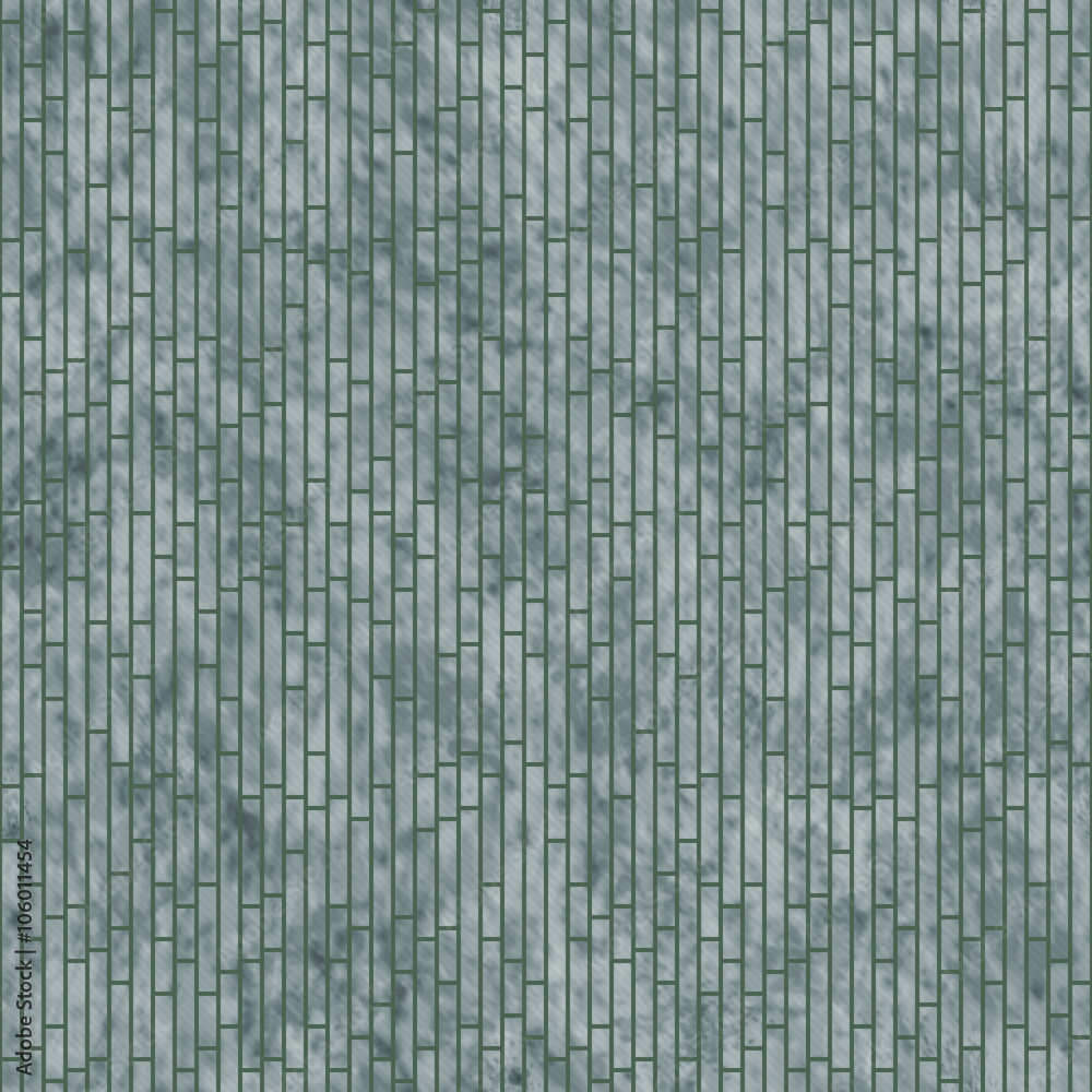 Fototapeta premium Green Rectangle Slates Tile Pattern Repeat Background