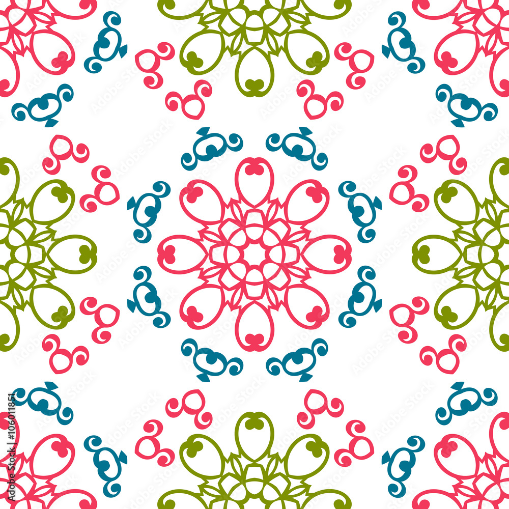 Vintage universal different seamless eastern patterns (tiling).