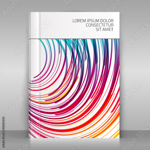 Brochure cover design.