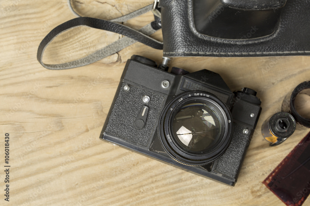 Vintage 35 mm film photo camera