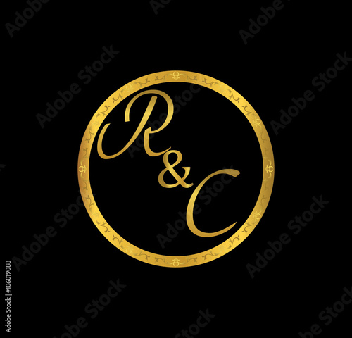 RC initial wedding in golden ring