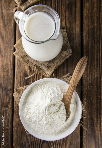 Photos Heap of Milk Powder (selective focus)