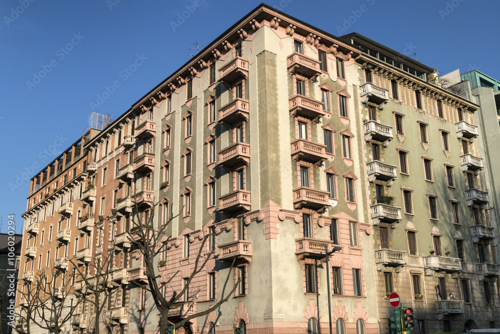Milan (Italy), residential buildings