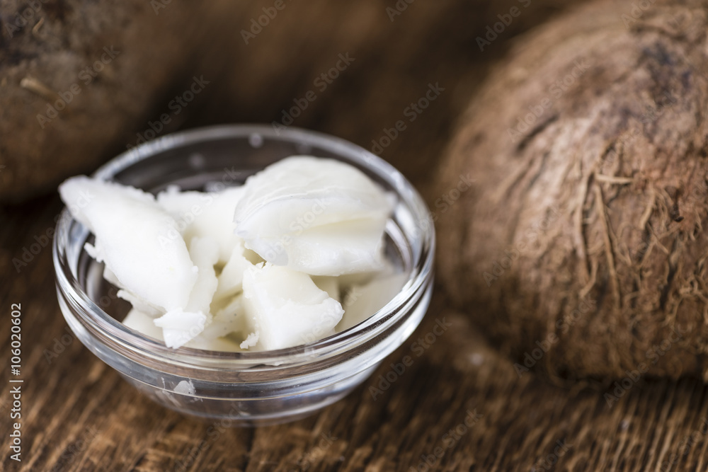 Portion of Coconut Oil Portion of Coconut Oil