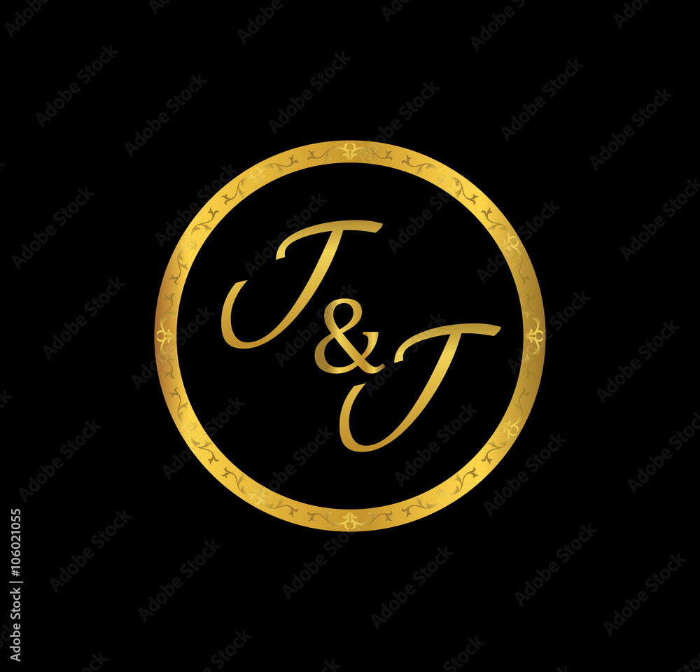 TT initial wedding in golden ring TT initial wedding in golden ring
